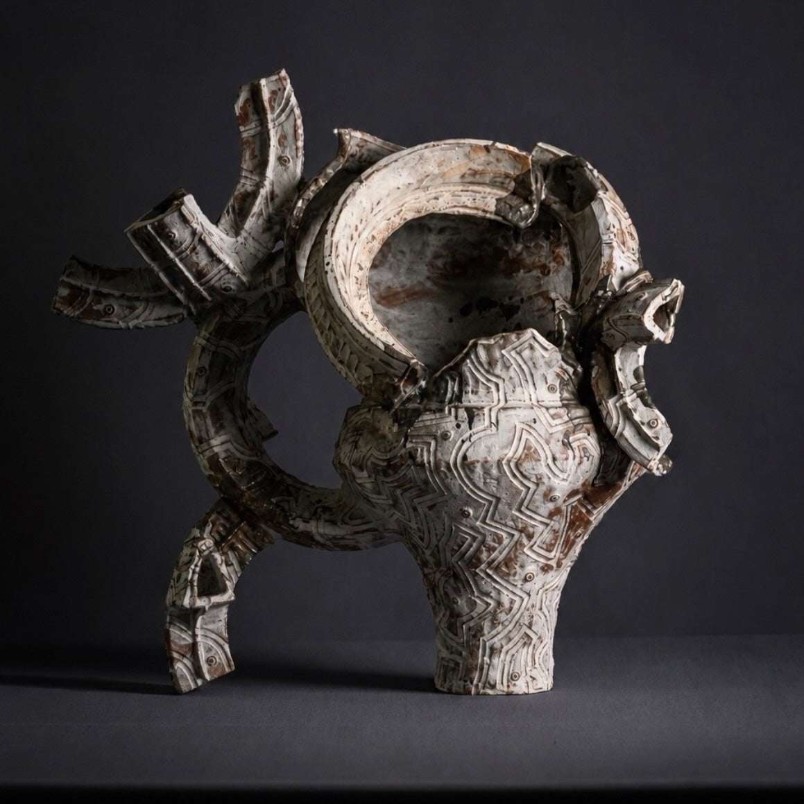 Beyond The Infinity Ceramic Sculpture #HT1
