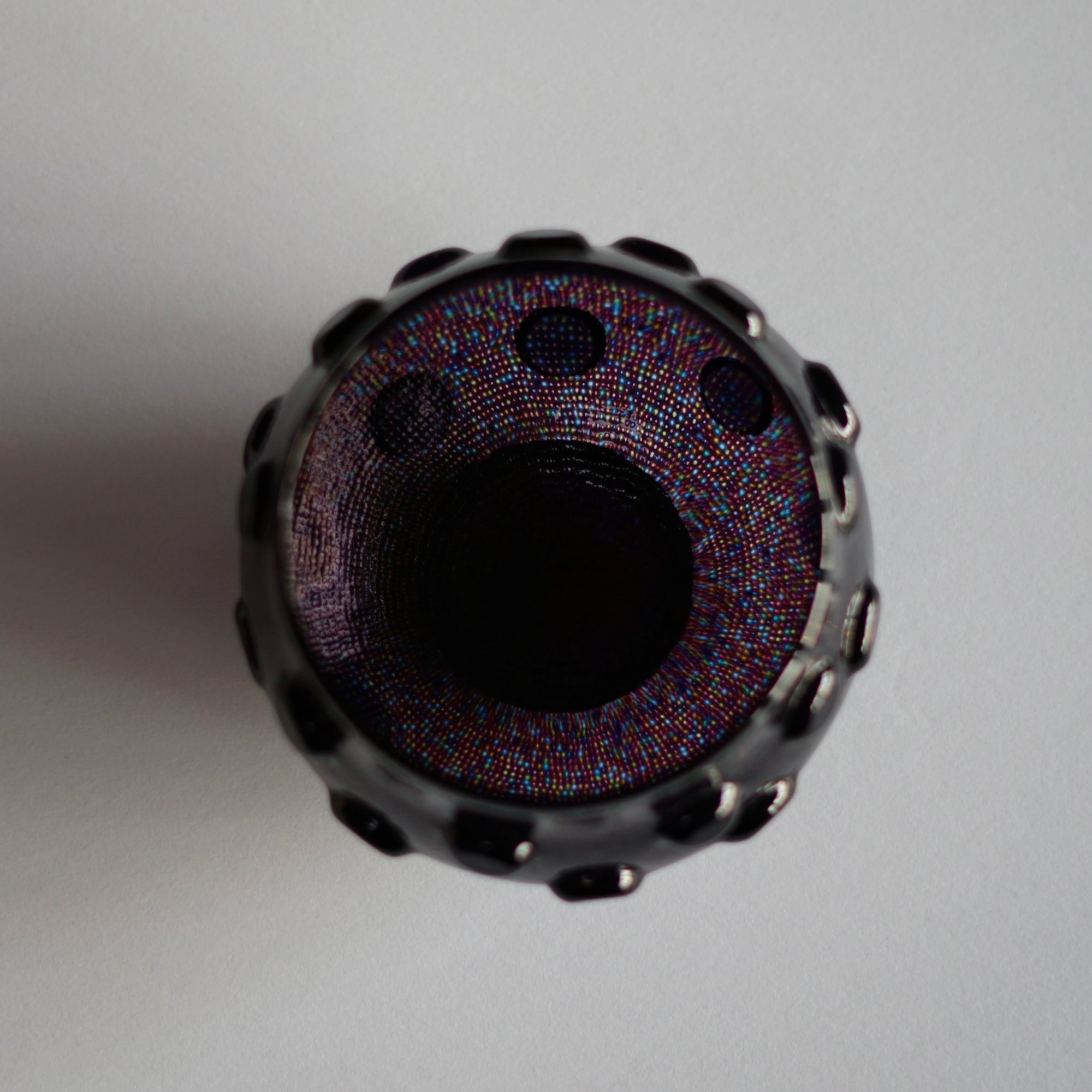 "RAHOTSU" Buddha's Curls Tea Ceremony Bowl #F1