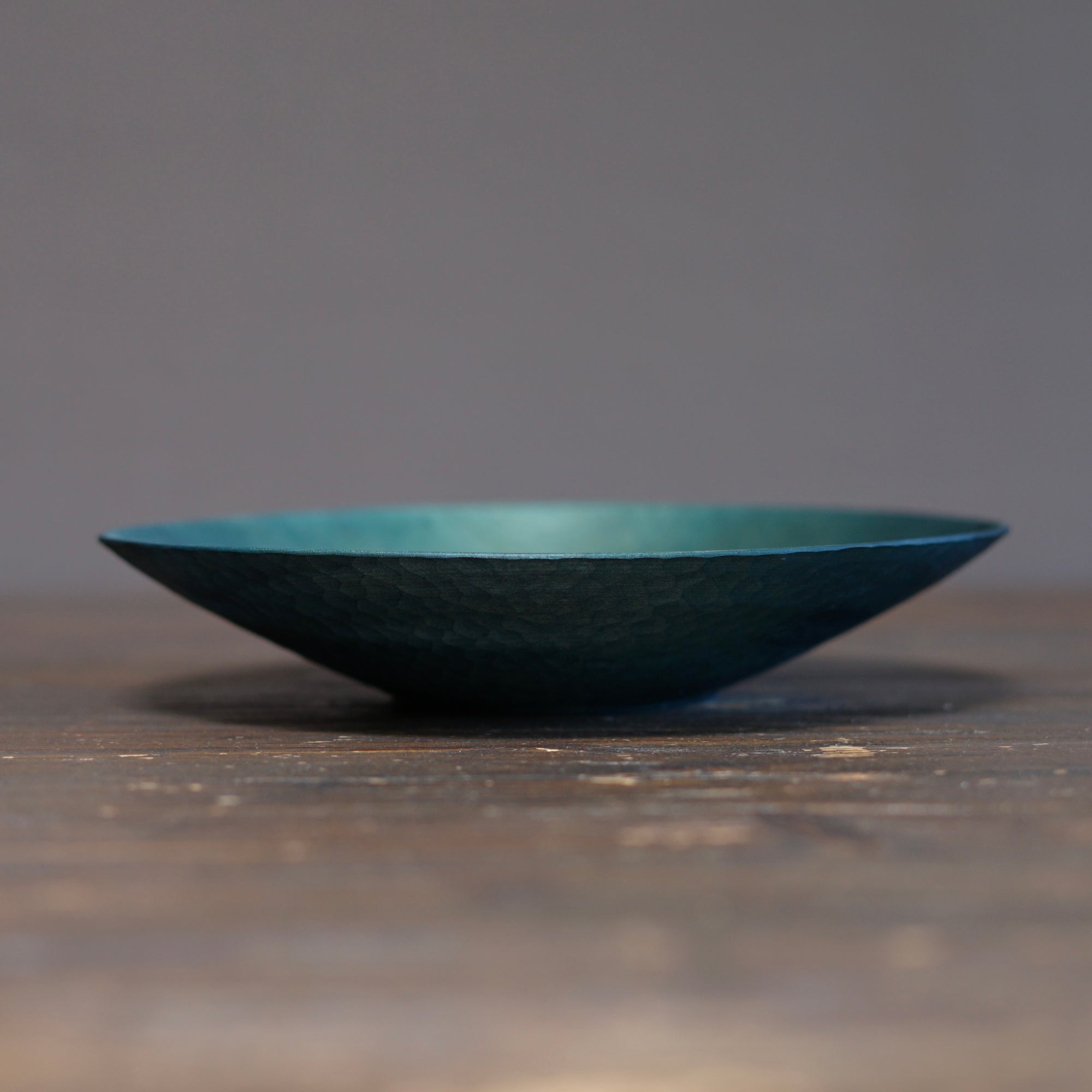 Medium Indigo Shallow Bowl #YO14