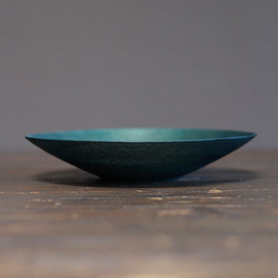 Medium Indigo Shallow Bowl #YO14