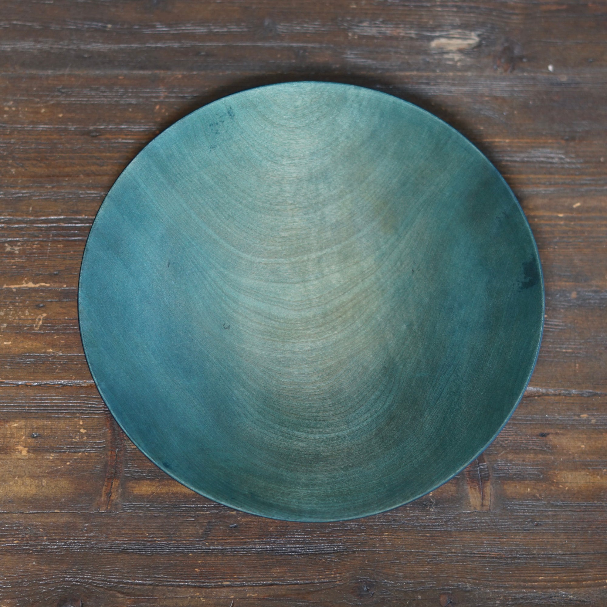 Medium Indigo Shallow Bowl #YO14