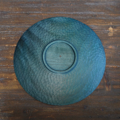 Medium Indigo Shallow Bowl #YO14
