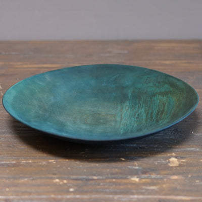 Large Indigo Shallow Bowl #YO10