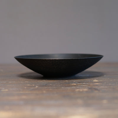 Medium Black Shallow Bowl #YO15