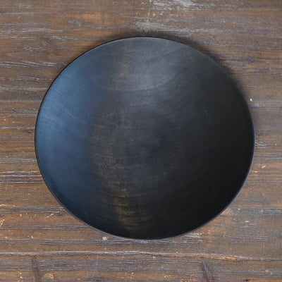 Medium Black Shallow Bowl #YO15