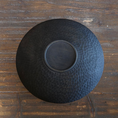 Medium Black Shallow Bowl #YO15