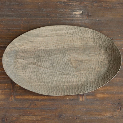 Large Iron Dye Oval Plate #YO1