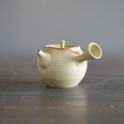 Scarlet MOGAKE KYUSU Teapot #MH3