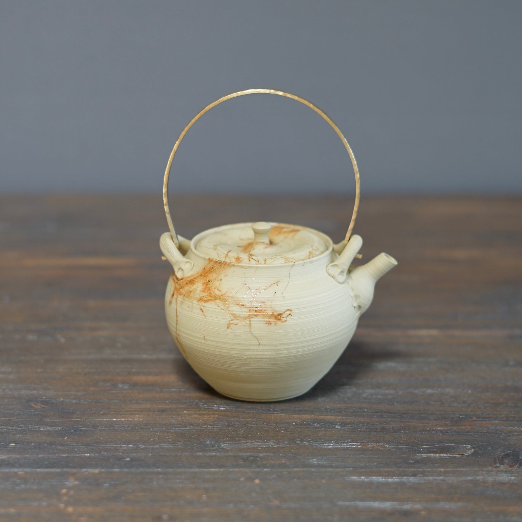 Scarlet MOGAKE DOBIN Teapot #MH6D