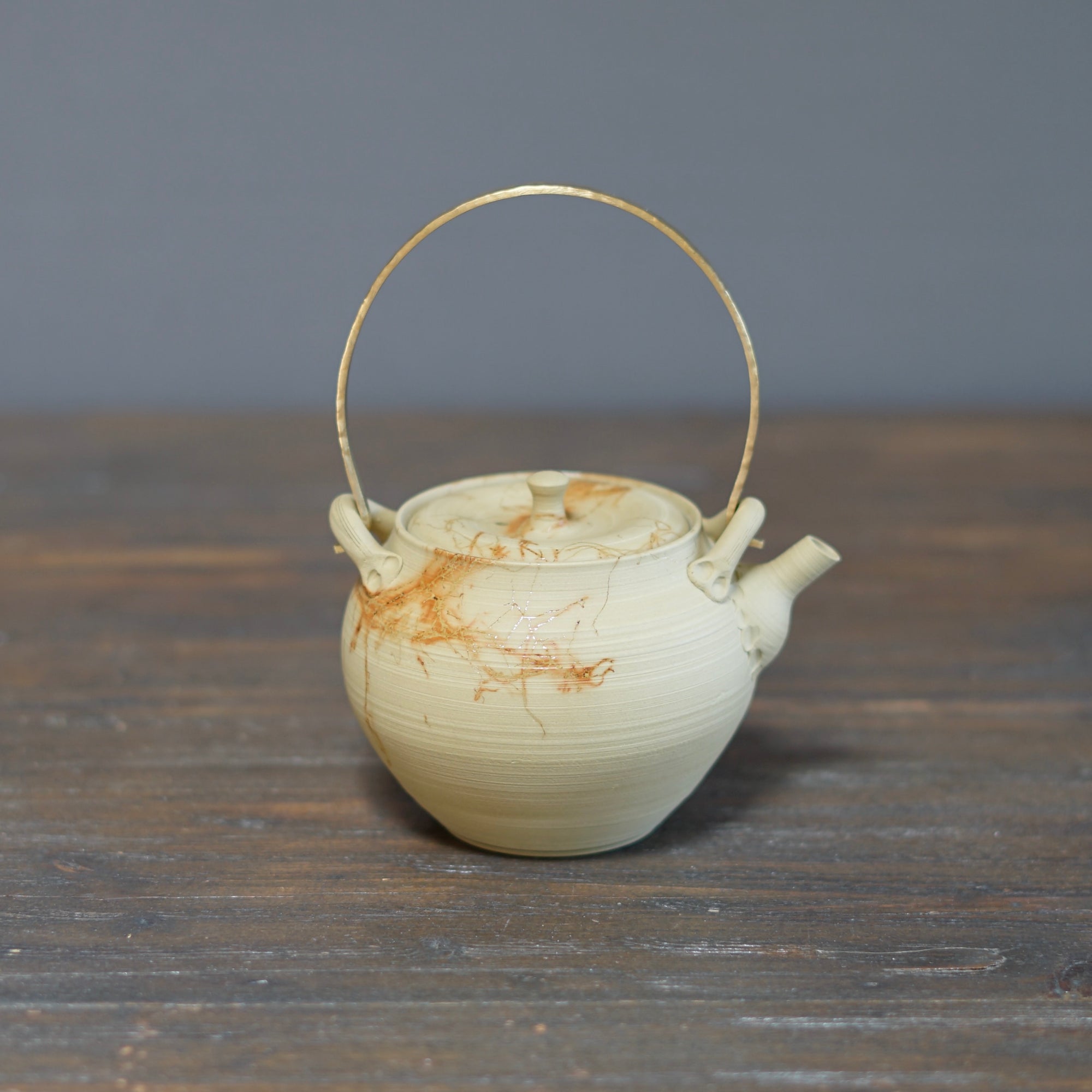 Scarlet MOGAKE DOBIN Teapot #MH6D