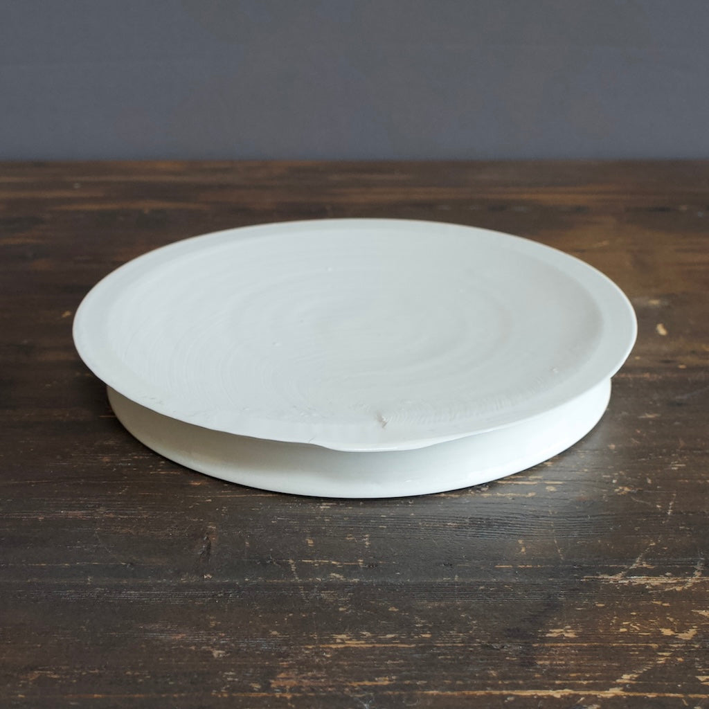 White Porcelain Flat Plate #HN1-3