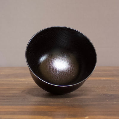 Black Lacquer Soup Bowl #E26-18