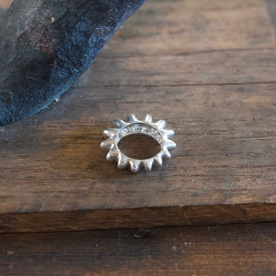 Round Progression Ring Sterling Silver #8003