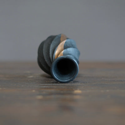 Twisted Copper Flower Vase #OMT128B