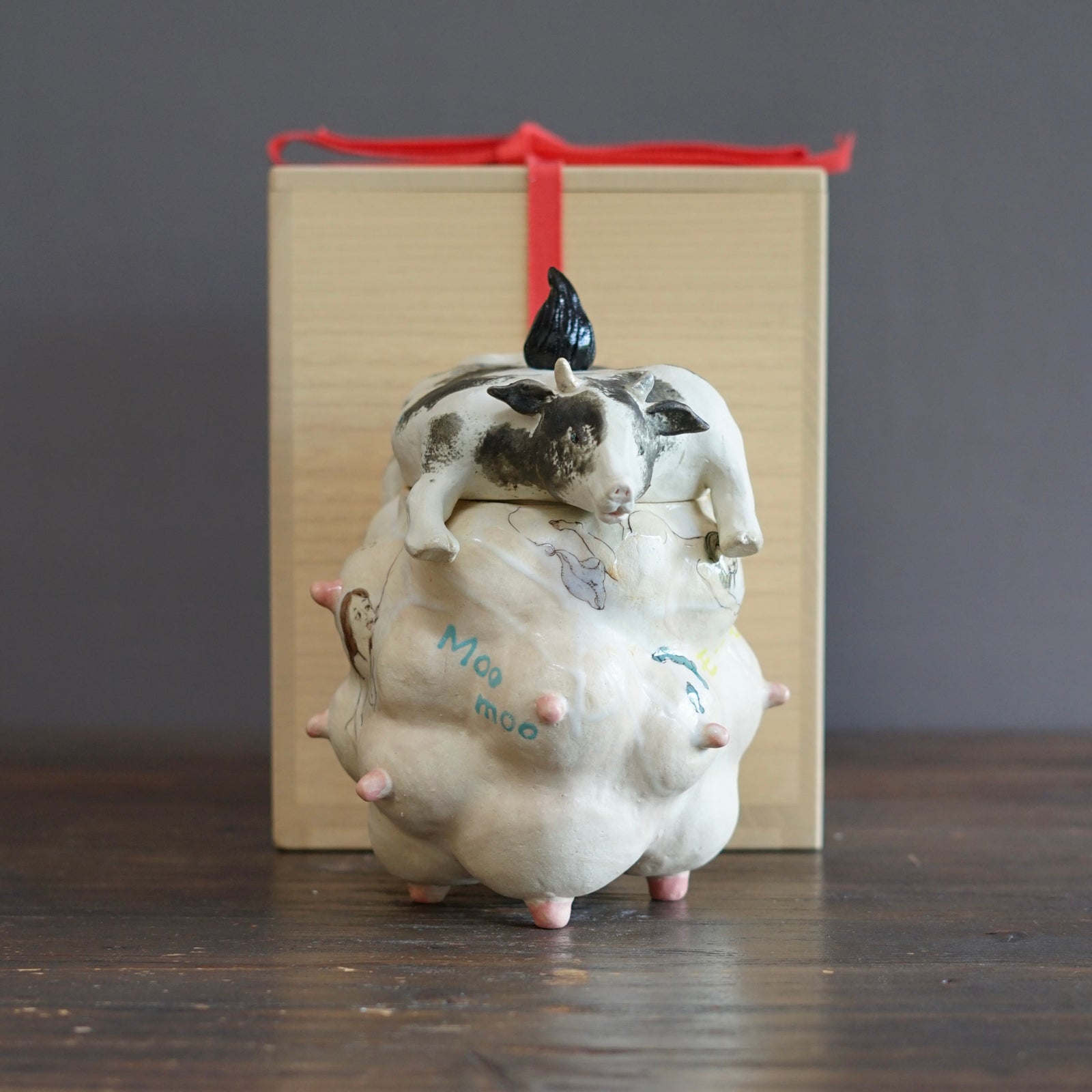 Moo Moo's Lidded Jar #MA135