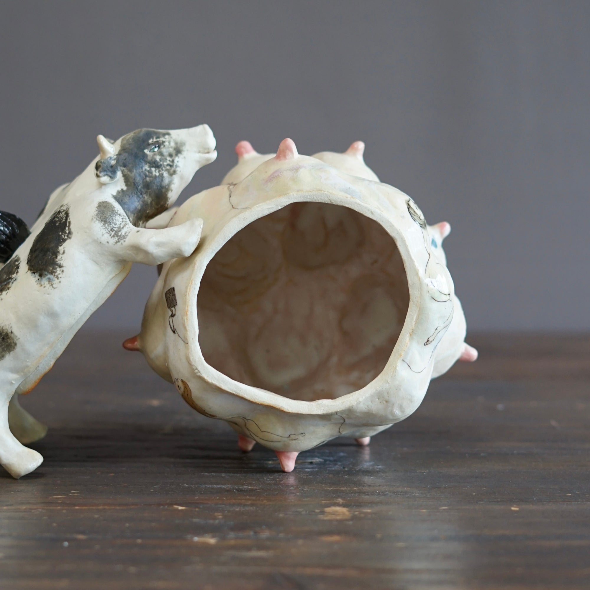 Moo Moo's Lidded Jar #MA135
