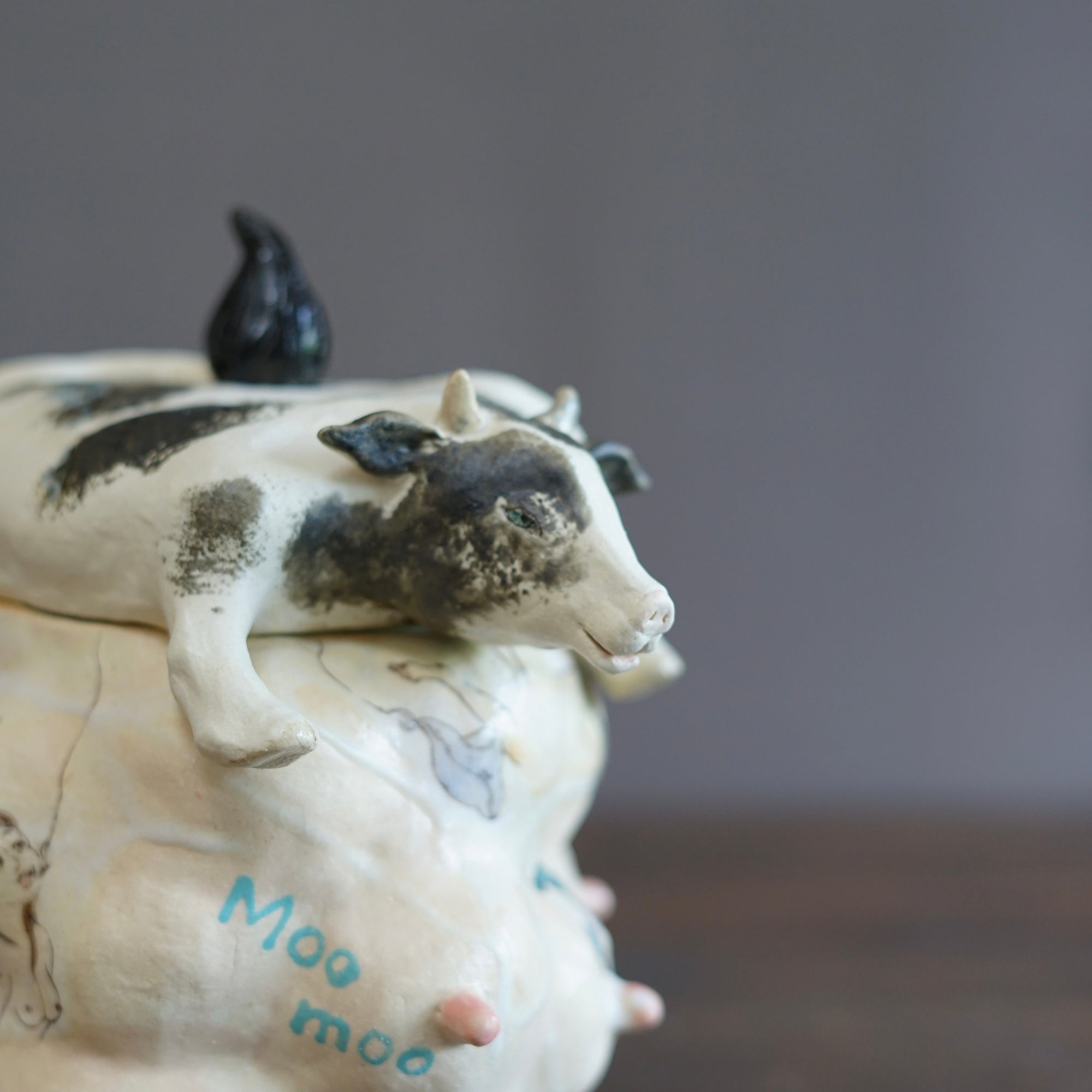 Moo Moo's Lidded Jar #MA135