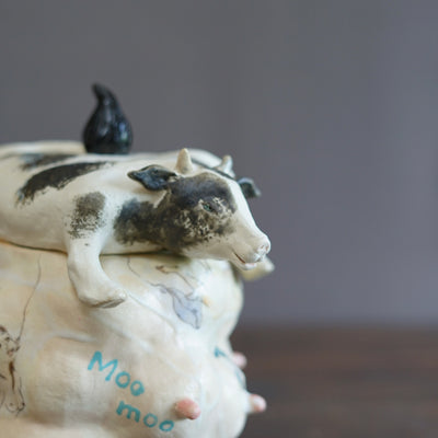 Moo Moo's Lidded Jar #MA135