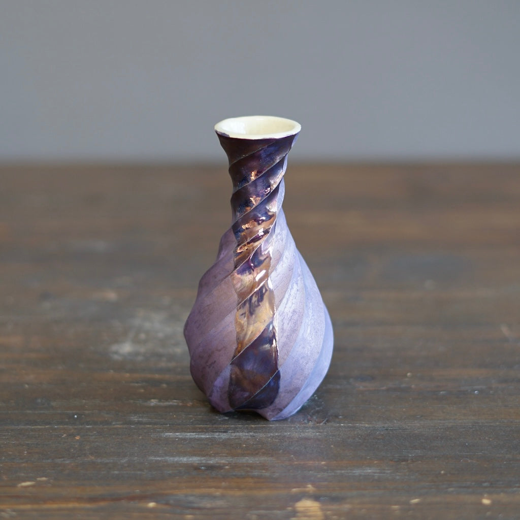 Twisted Luster Flower Vase #OMT127