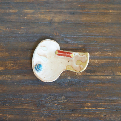 Small Abstract Plate #KB8C