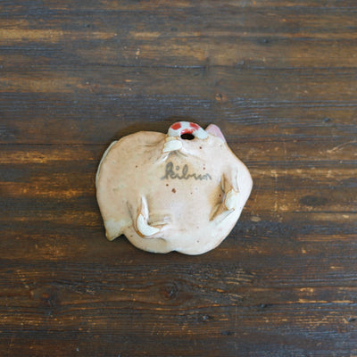 "Beach Day" Small Abstract Plate #KB8D