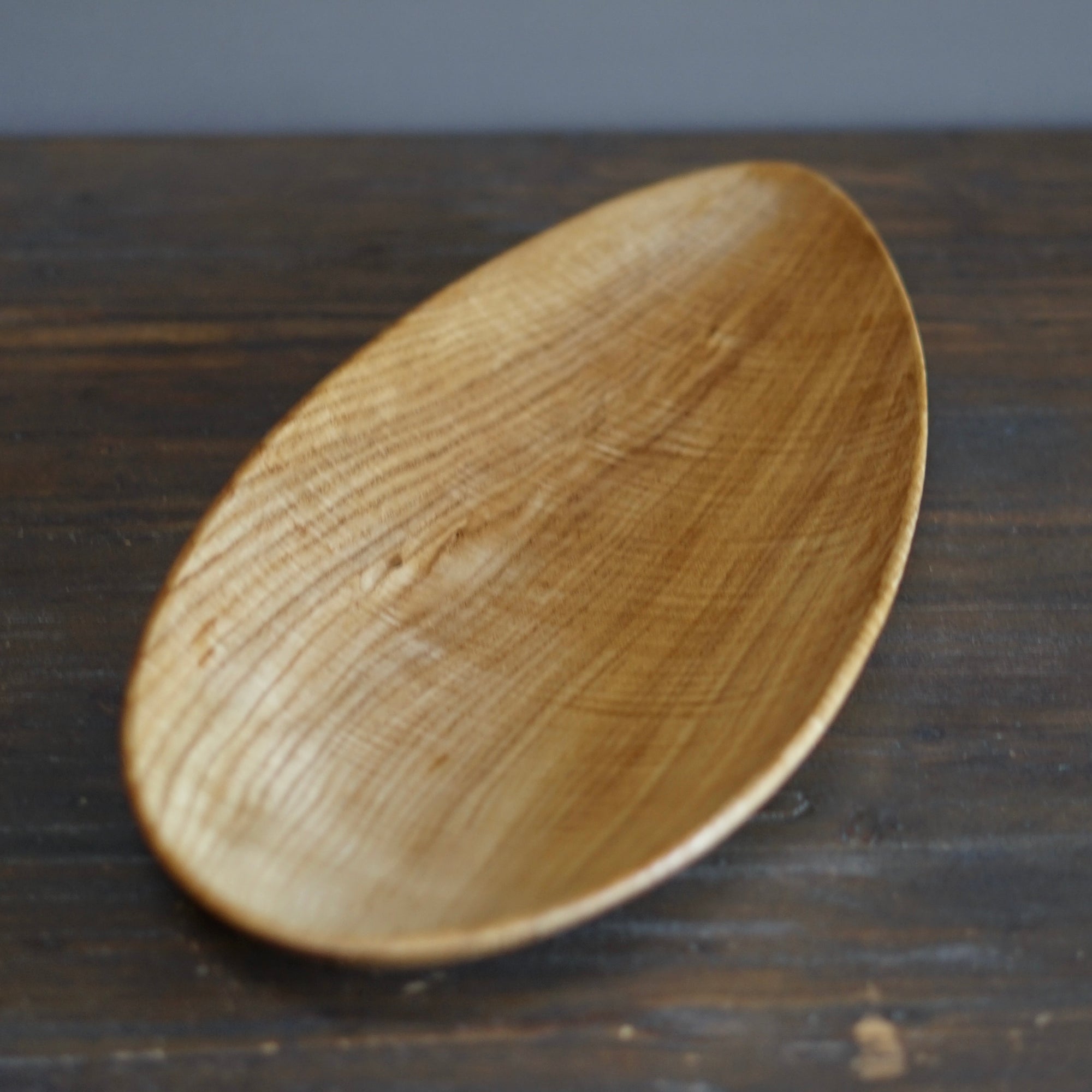 Hand Carved Oblong Serving Bowl #YT30