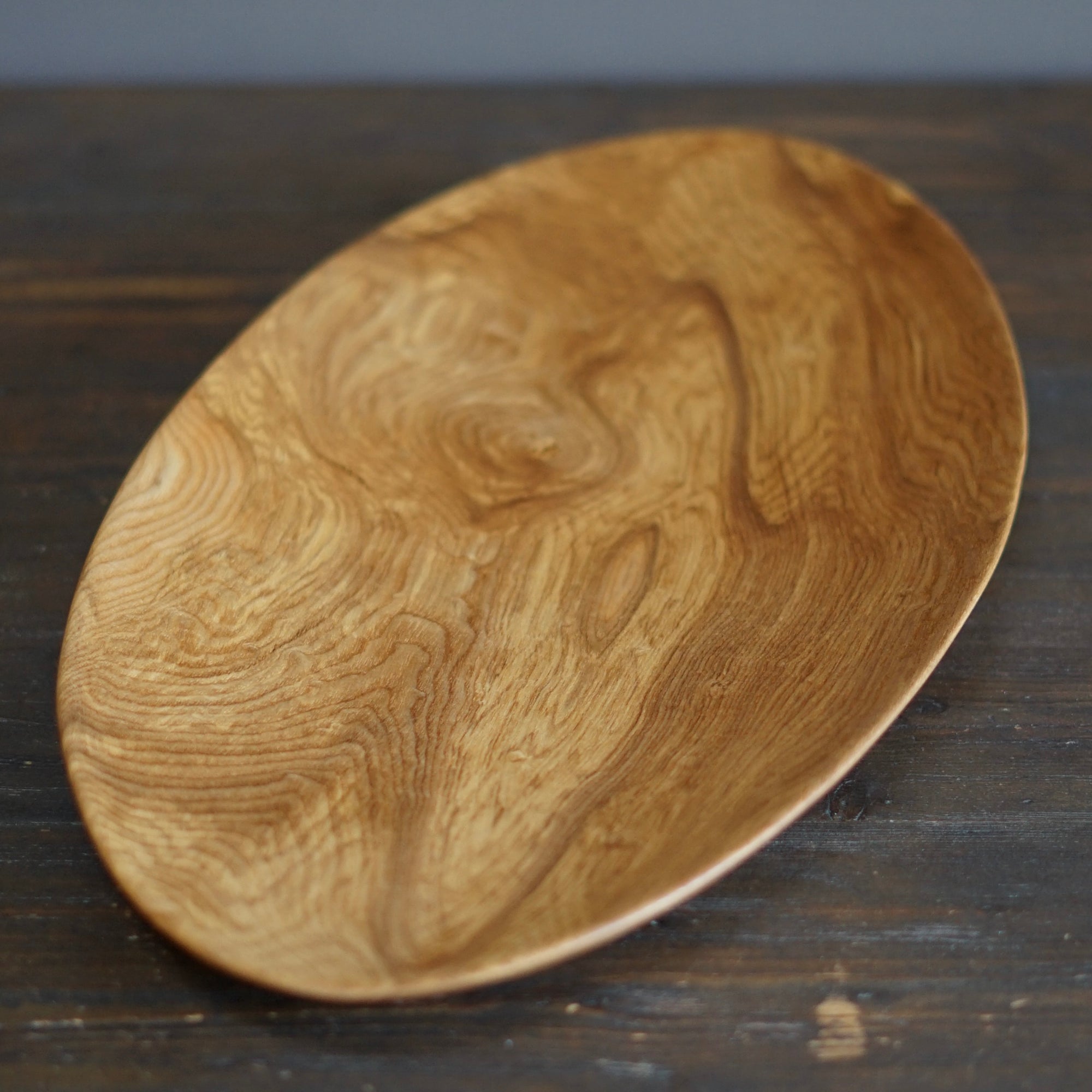 Hand Carved Oval Serving Platter #YT29
