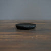 Small Black Hand Carved Circle Plate #YT7D