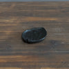 Small Black Hand Carved Petal Plate #YT7C