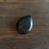 Small Black Hand Carved Petal Plate #YT7C