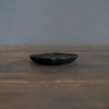 Small Black Hand Carved Cloud Plate #YT7B