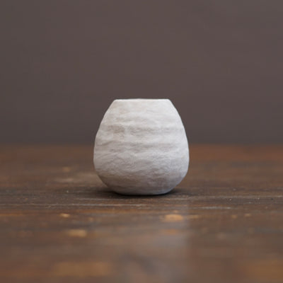 Snowy White / Green Mini Dino Vase #JT446F