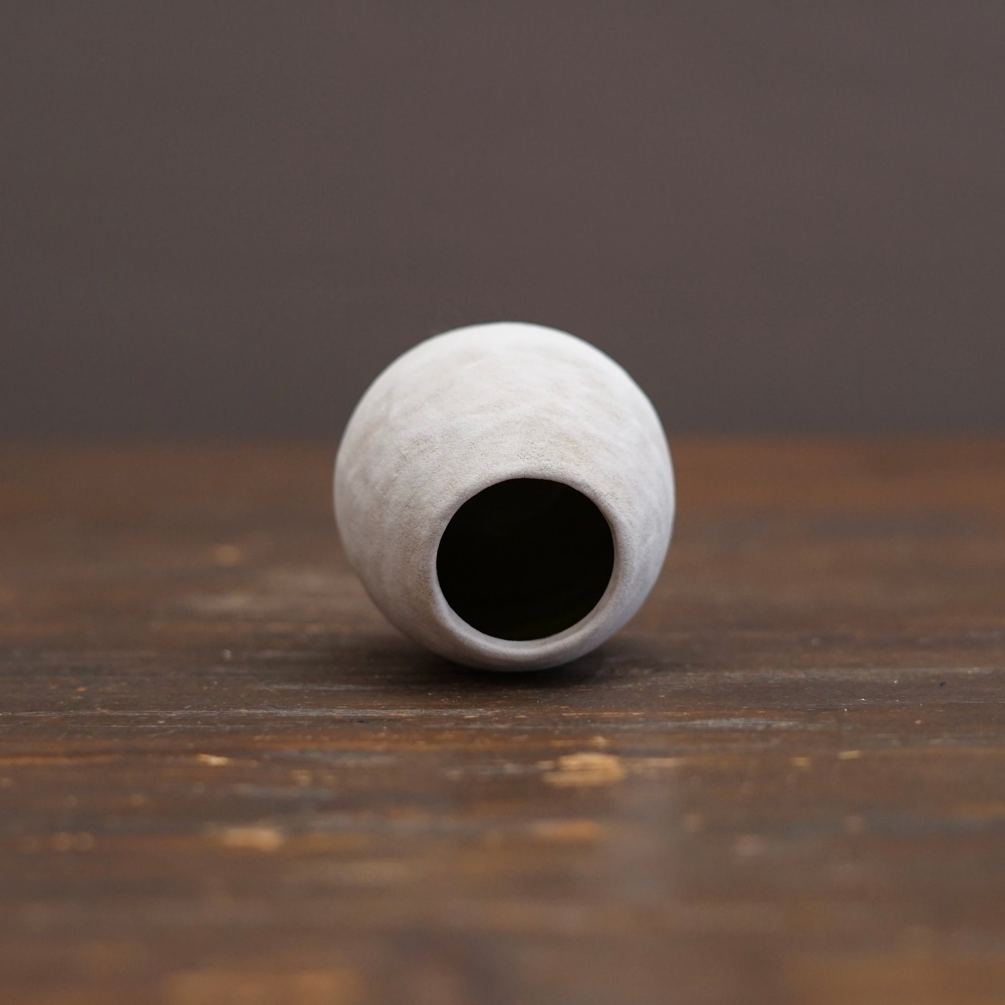 Snowy White / Green Mini Dino Vase #JT446F