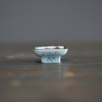 Happy Gourd Tiny Plate #Ki14M