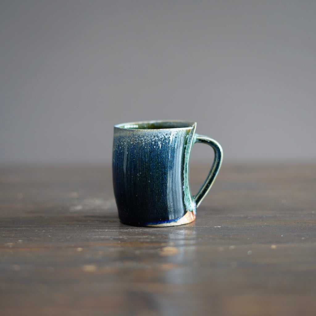 Blue TENMOKU Small Wraps Mug #KY204A