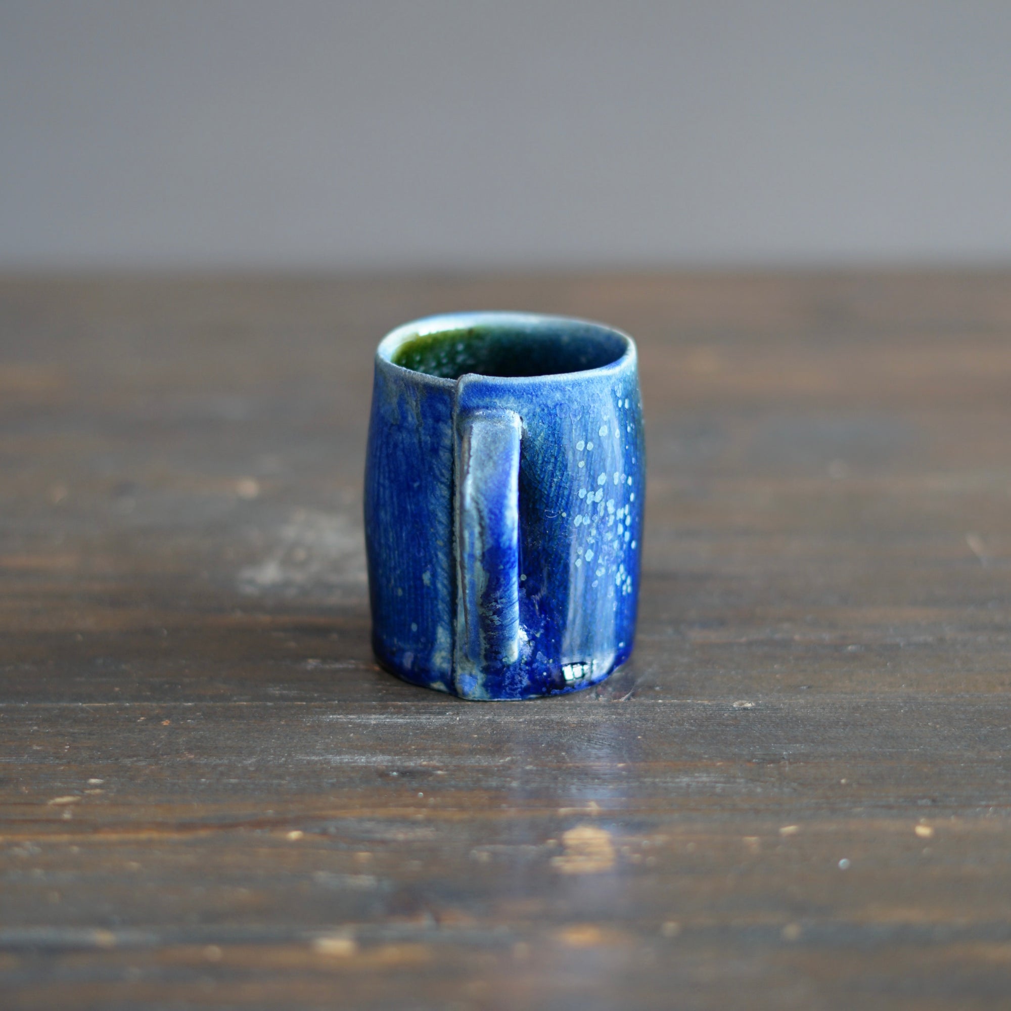 Blue TENMOKU Small Wraps Mug #KY204C
