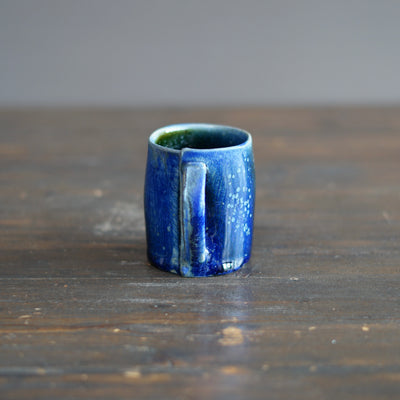 Blue TENMOKU Small Wraps Mug #KY204C