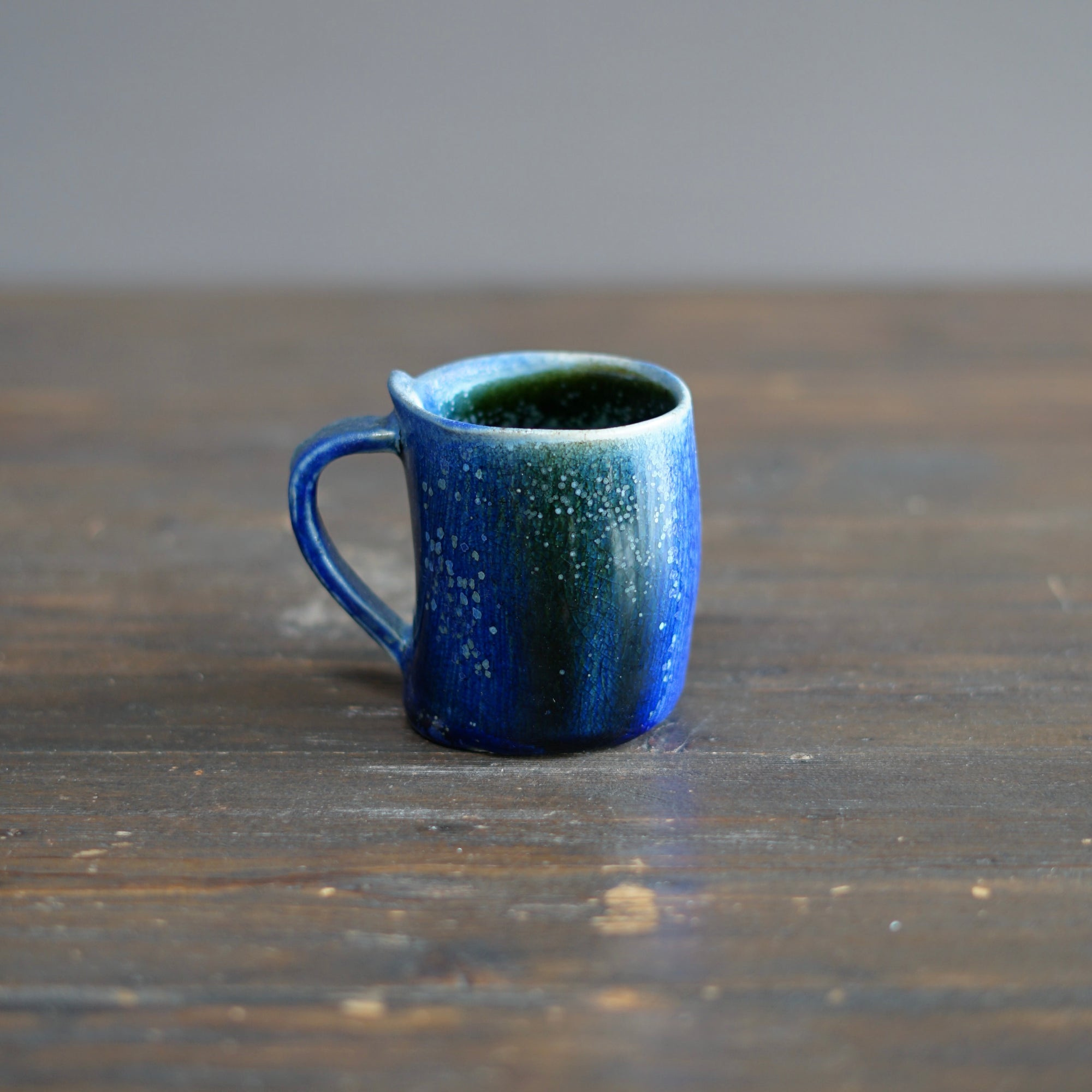 Blue TENMOKU Small Wraps Mug #KY204C