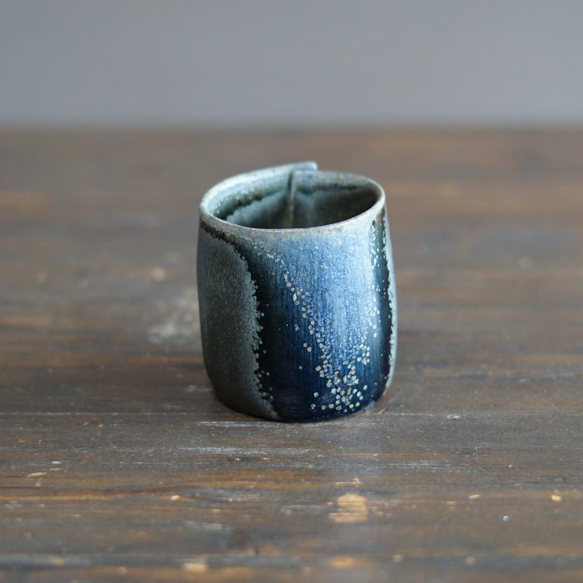 Blue TENMOKU Regular Wraps Mug #KY203B