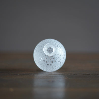 Frosted Globe Bud Vase #YY1