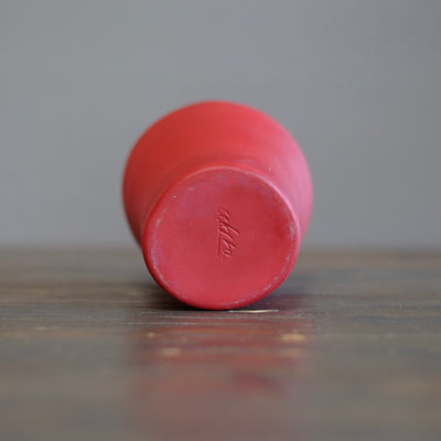 Small Red Flower Vase #AY11