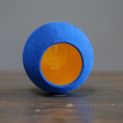 Blue / Yellow Dino Vase #JT413E