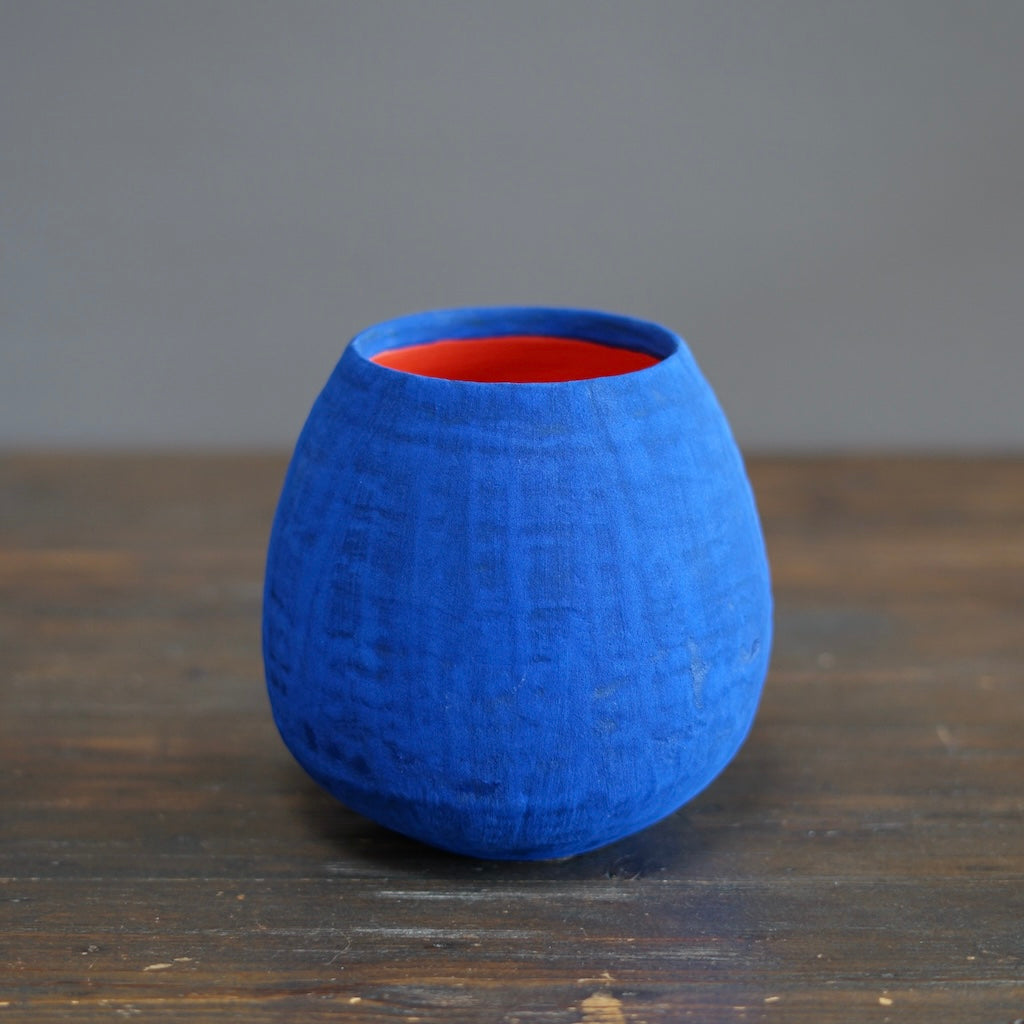Blue / Red Dino Vase #JT413F