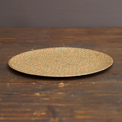 Autumn Dots Oval Plate #LK929A
