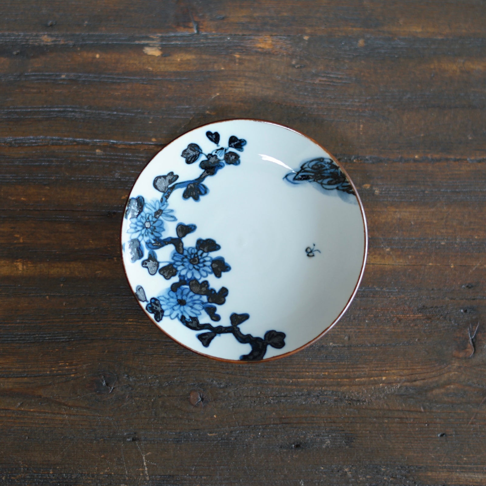 Butterfly Garden Soy Plate #Ki1B