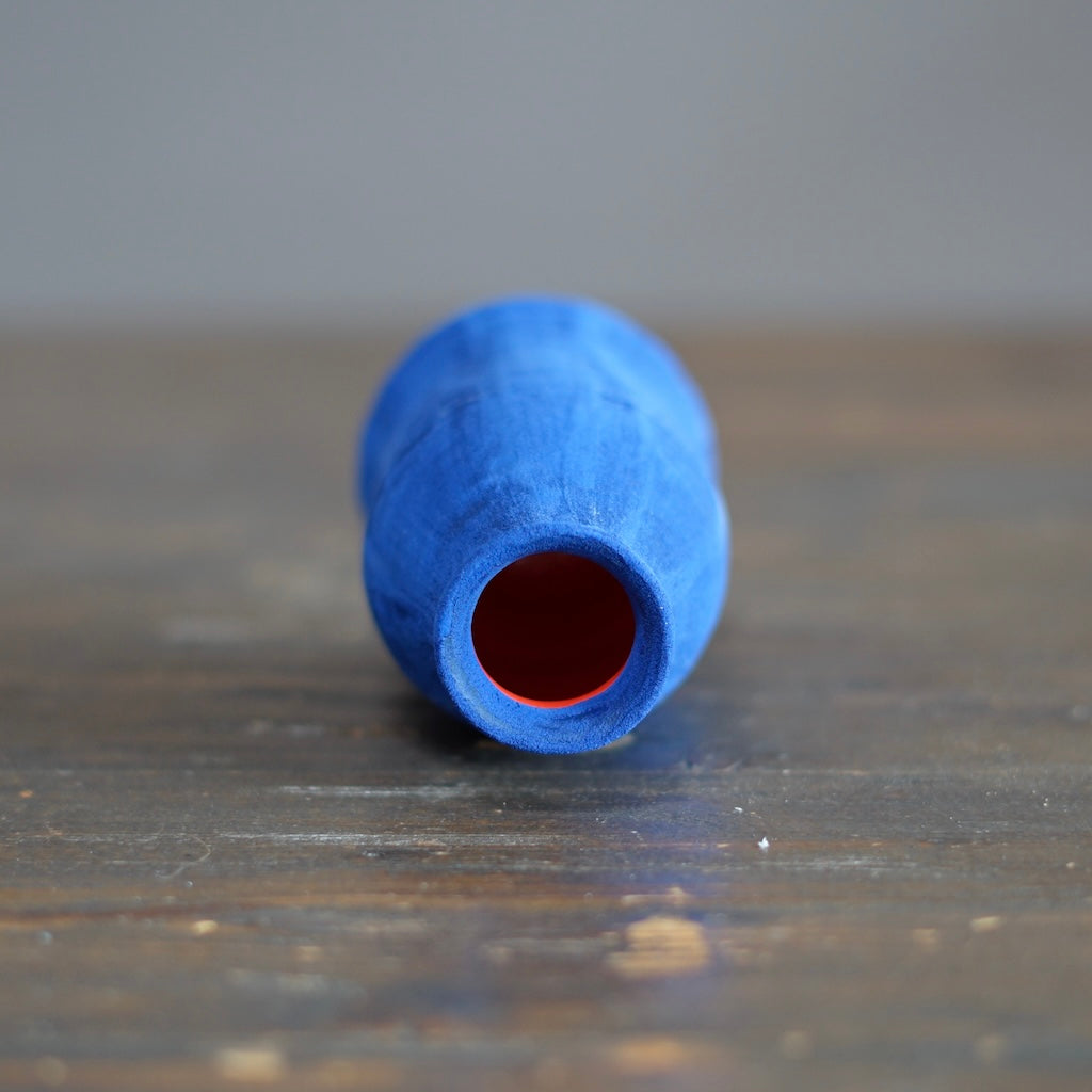 Blue / Red Mini Bottle Vase #JT416A