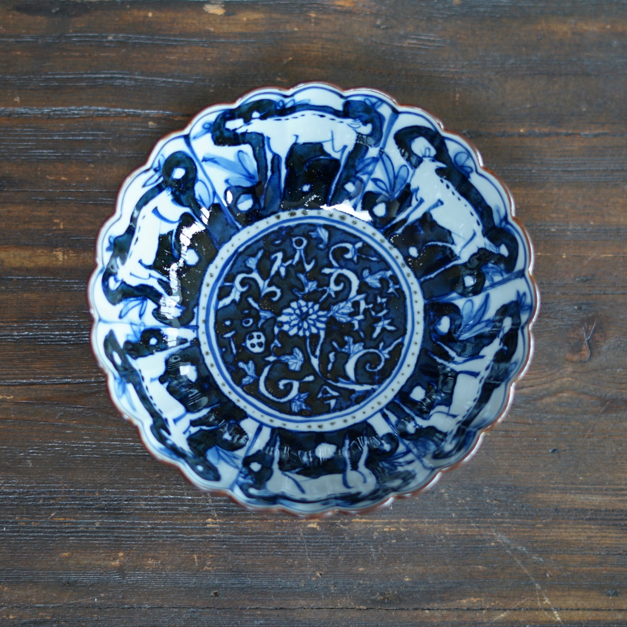 Lucky Deer Garden Bowl #Ki11