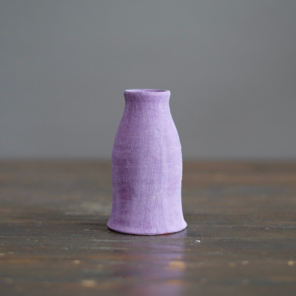 Lavender / Orange Mini Bottle Vase #JT416E