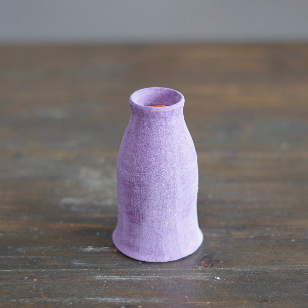 Lavender / Orange Mini Bottle Vase #JT416E