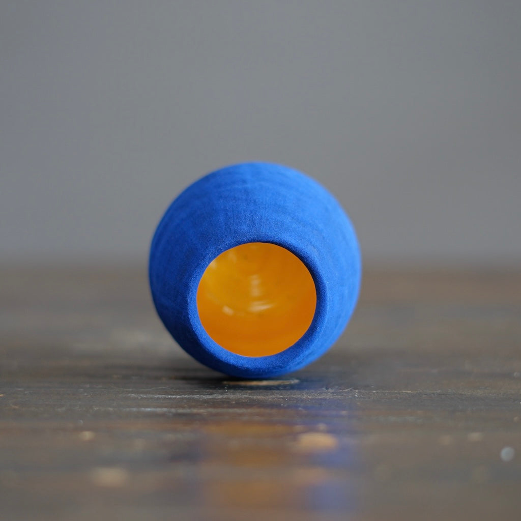 Blue / Yellow Mini Dino Vase #JT417